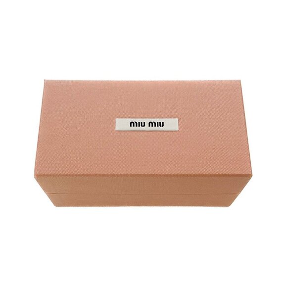 MIU MIU 58mm Irregular Sunglasses - Dark Grey Flash Silver - Authentic - New main image 4